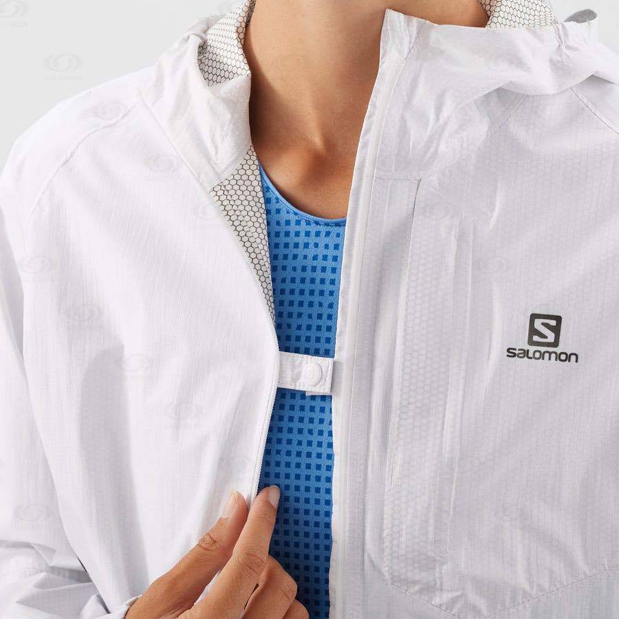 Chaqueta Softshell Salomon Chaquetas BONATTI WATERPROOF Mujer Blancos | MX-N2597