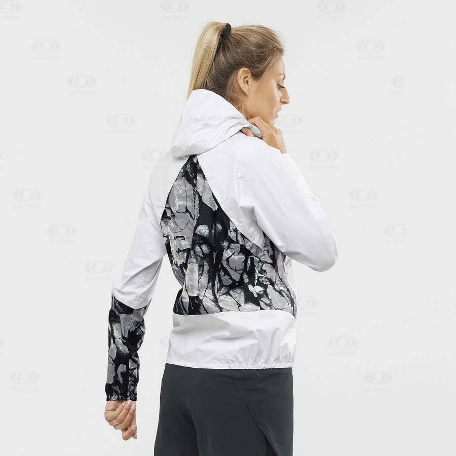 Chaqueta Softshell Salomon Chaquetas BONATTI WATERPROOF Mujer Blancos | MX-N2597