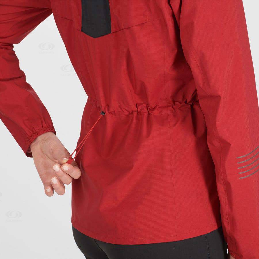 Chaqueta Softshell Salomon Chaquetas BONATTI WATERPROOF Mujer Rojos | MX-O2293