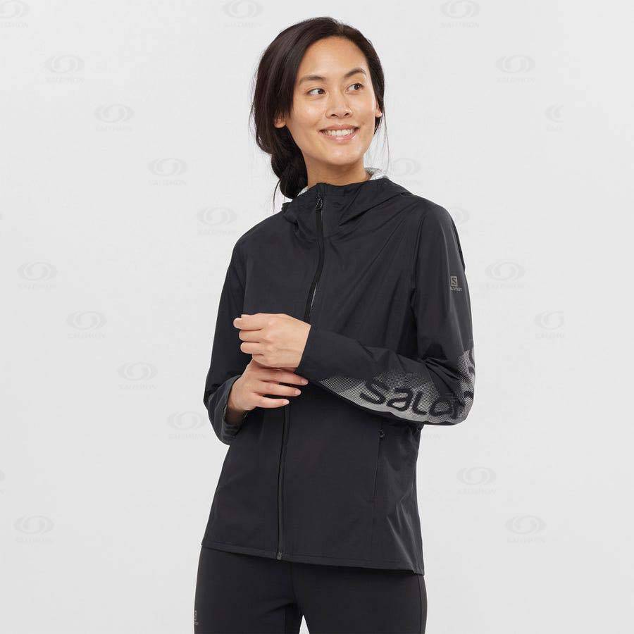 Chaqueta Softshell Salomon Chaquetas BONATTI WATERPROOF Mujer Negros | MX-O2365