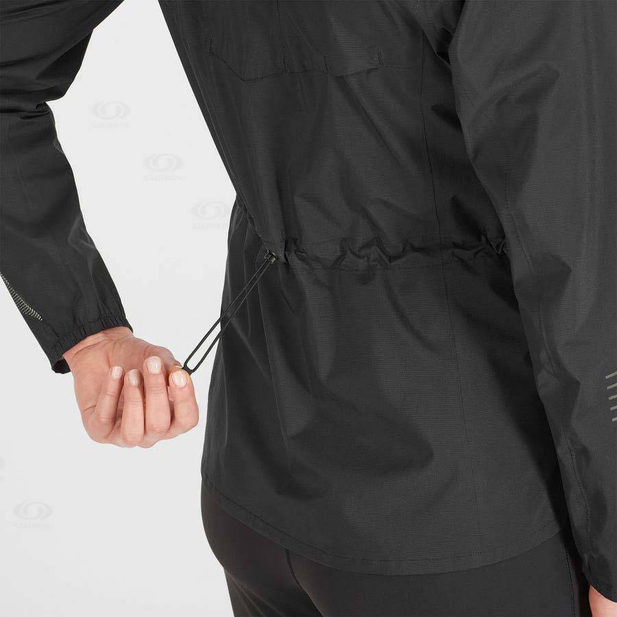 Chaqueta Softshell Salomon Chaquetas BONATTI WATERPROOF Mujer Negros | MX-O2365