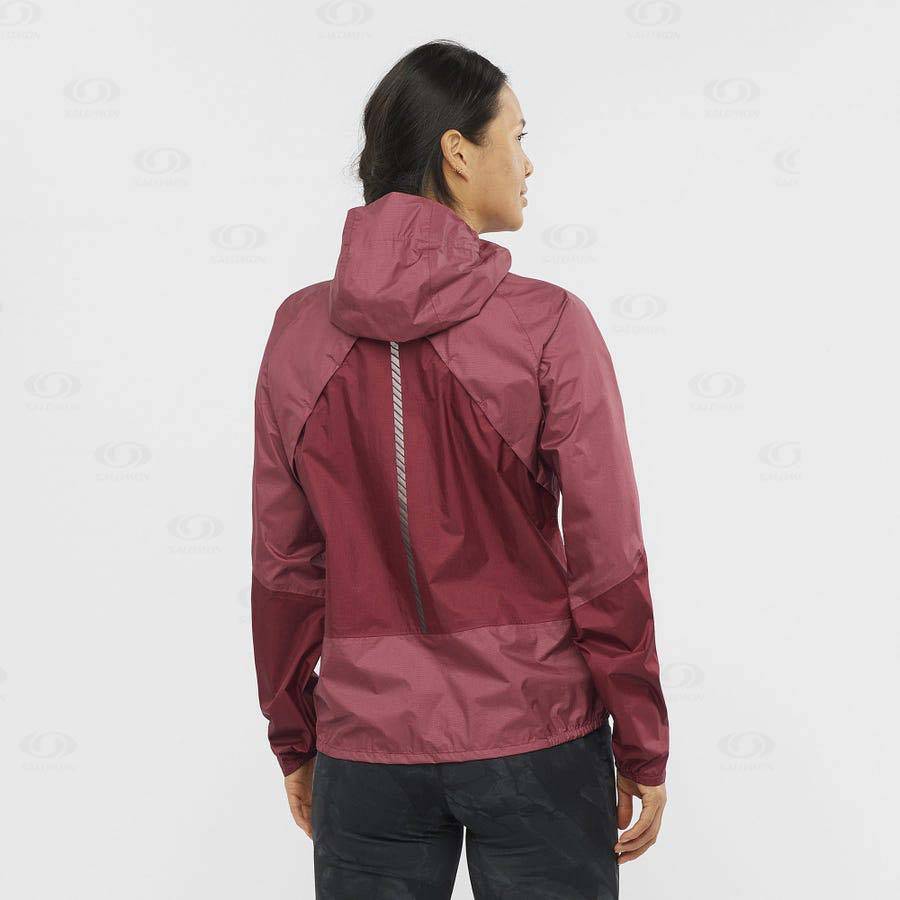 Chaqueta Softshell Salomon Chaquetas BONATTI WATERPROOF Mujer Rojos | MX-W3490