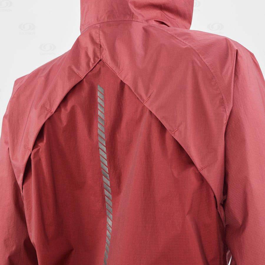 Chaqueta Softshell Salomon Chaquetas BONATTI WATERPROOF Mujer Rojos | MX-W3490