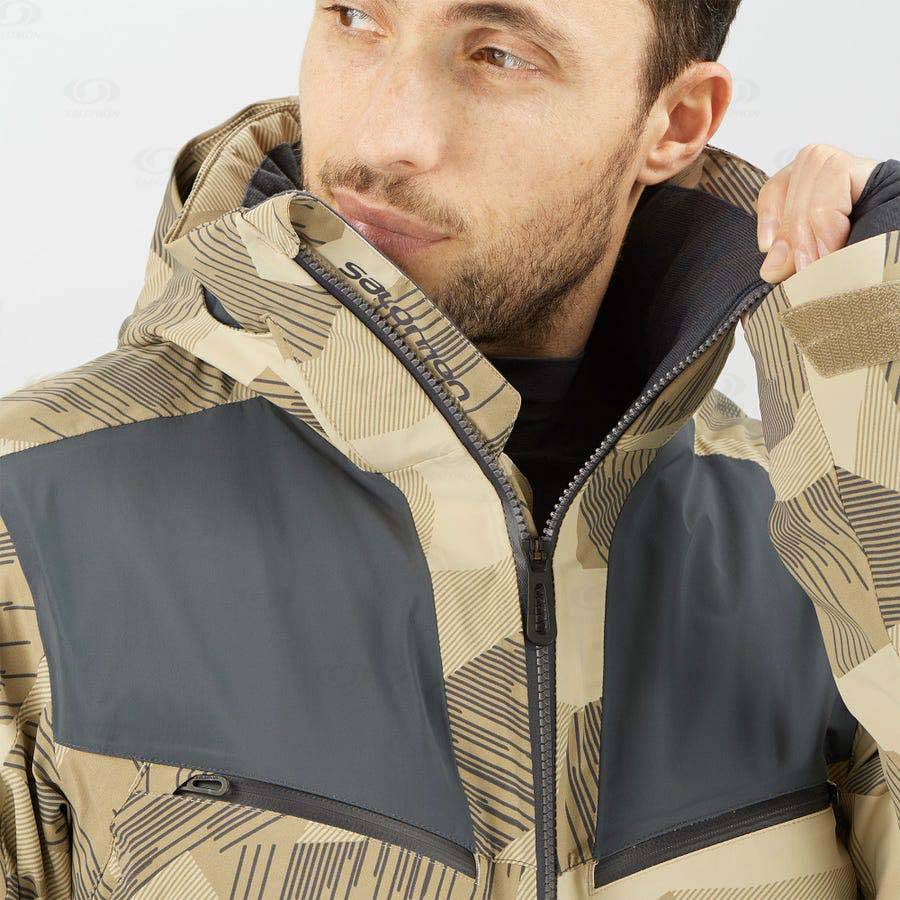 Chaqueta Softshell Salomon Chaquetas BRILLIANT Hombre Marrom | MX-A1745