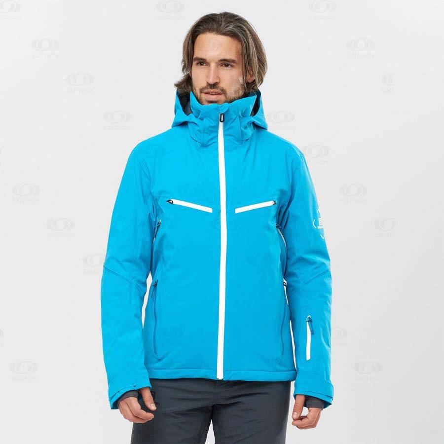 Chaqueta Softshell Salomon Chaquetas BRILLIANT Hombre Azules | MX-L2271