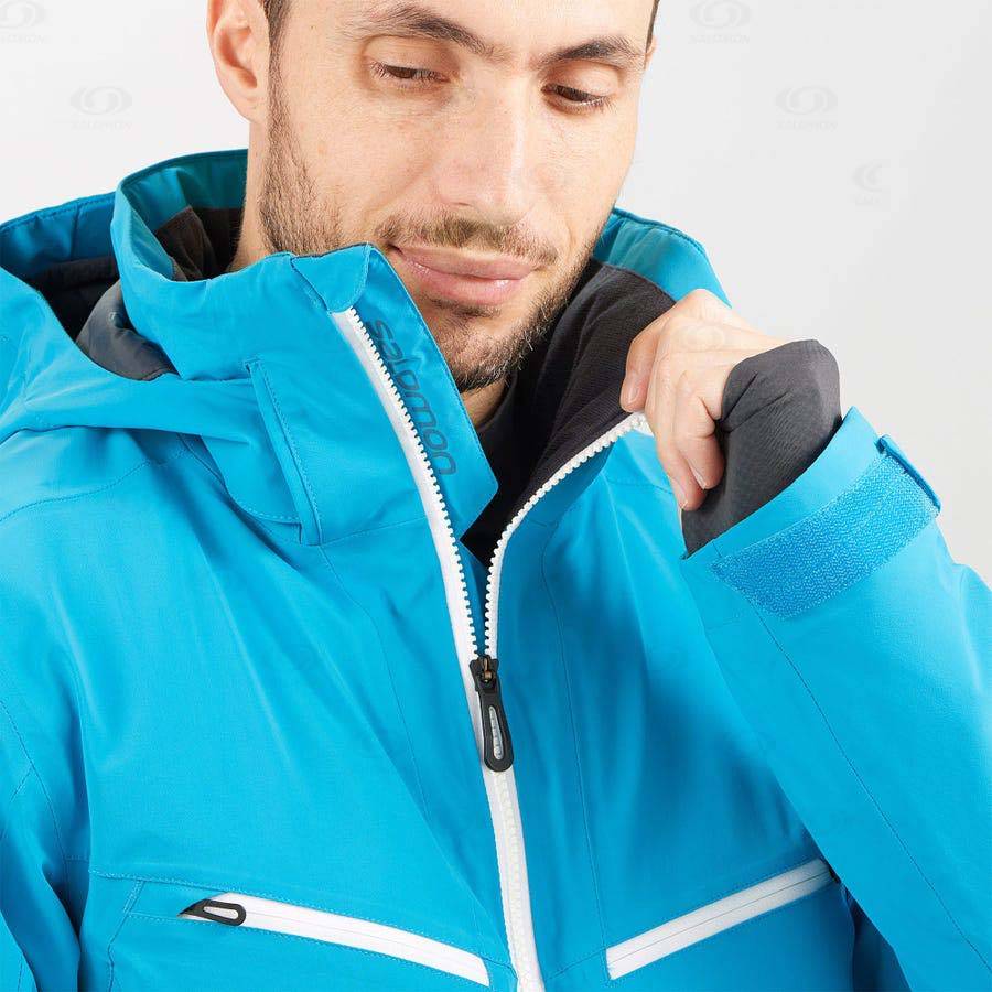 Chaqueta Softshell Salomon Chaquetas BRILLIANT Hombre Azules | MX-L2271