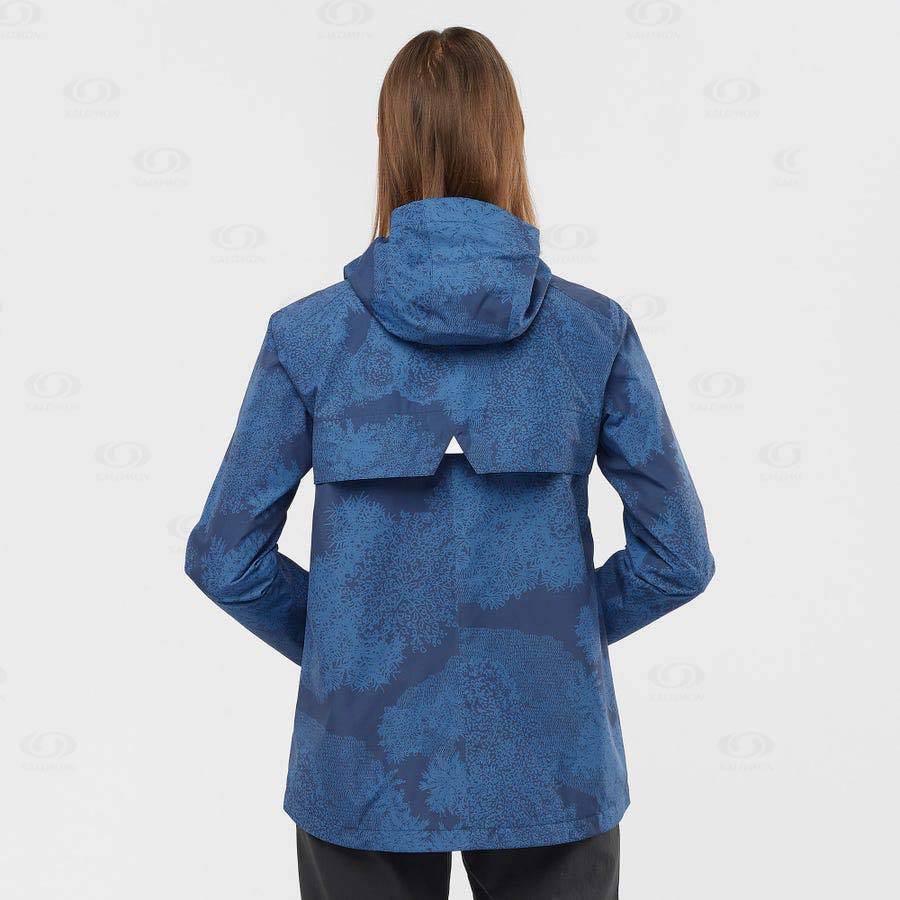 Chaqueta Softshell Salomon Chaquetas COMET WP JKT W Mujer Azules | MX-O1861