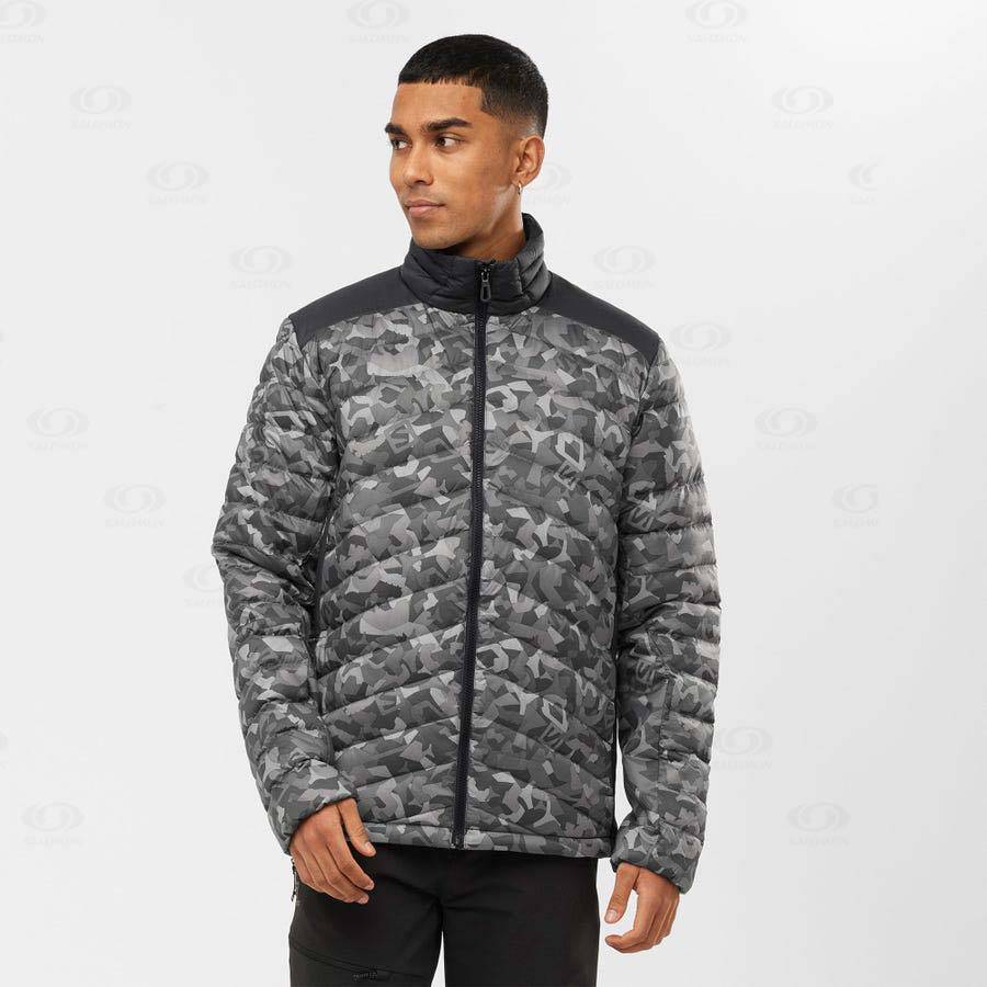 Chaqueta Softshell Salomon Chaquetas ESSENTIAL XWARM DOWN Hombre Blancos Negros | MX-A2347