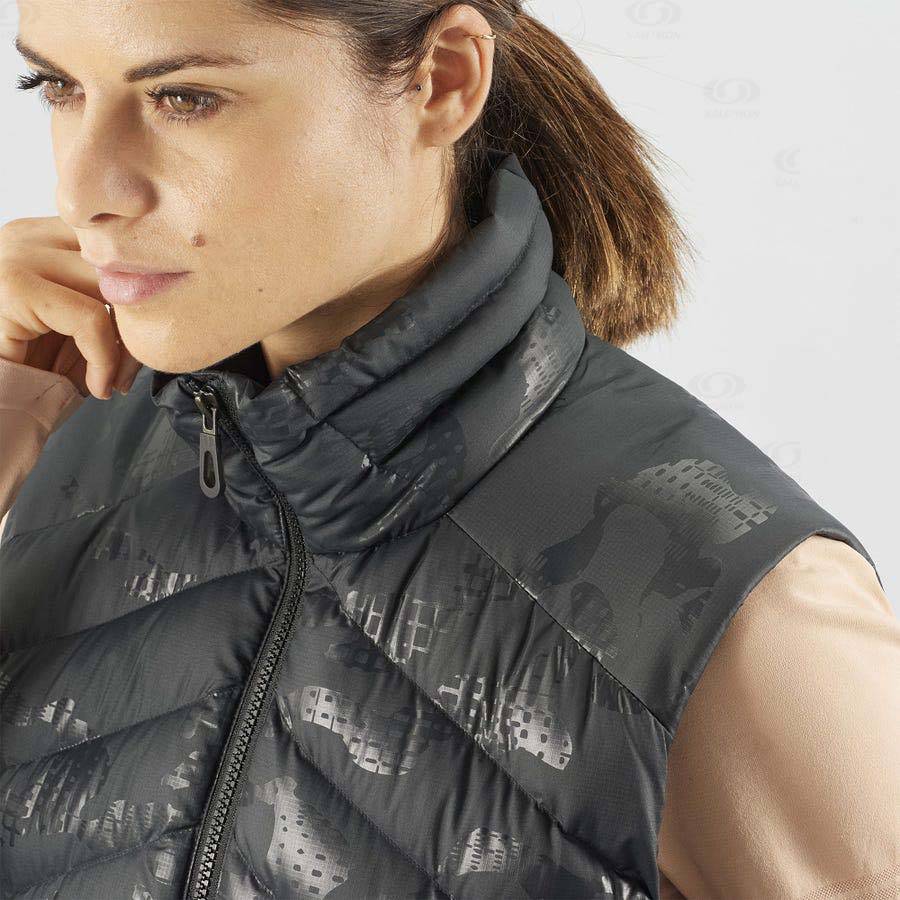 Chaqueta Softshell Salomon Chaquetas ESSENTIAL XWARM DOWN Mujer Negros | MX-L1613