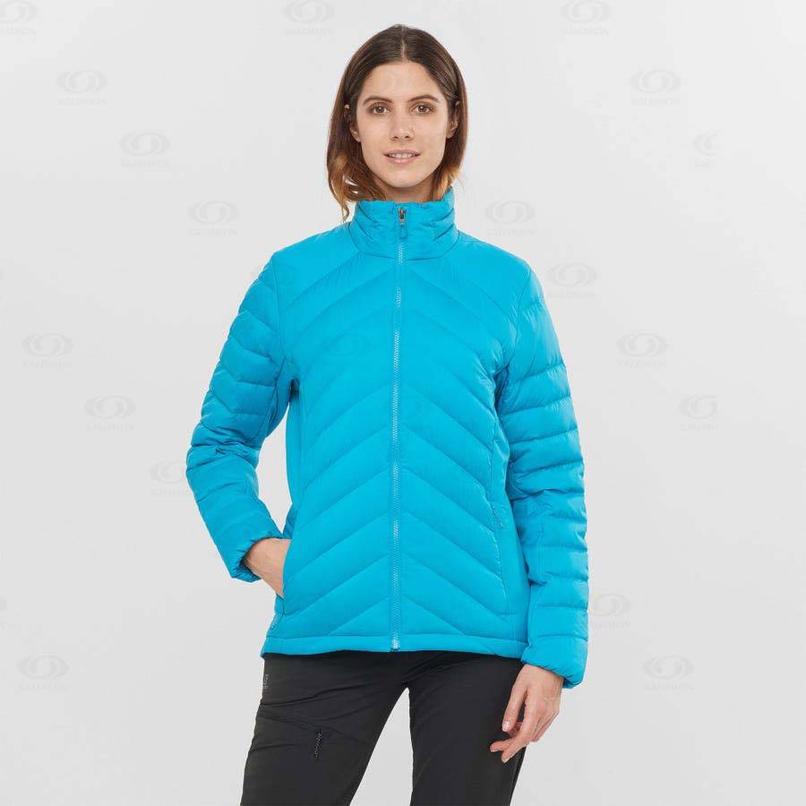 Chaqueta Softshell Salomon Chaquetas ESSENTIAL XWARM DOWN Mujer Azules | MX-L2180