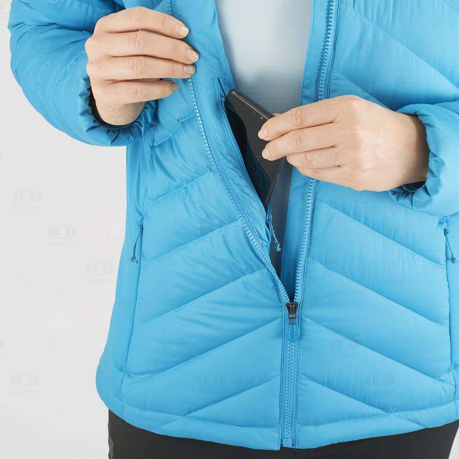 Chaqueta Softshell Salomon Chaquetas ESSENTIAL XWARM DOWN Mujer Azules | MX-L2180