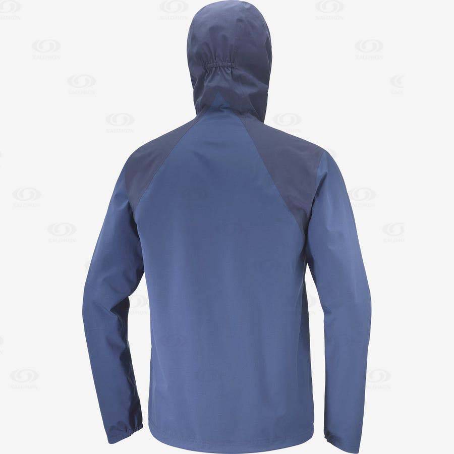 Chaqueta Softshell Salomon Chaquetas ESSENTIAL WATERPROOF 2.5L Hombre Azules | MX-L2523