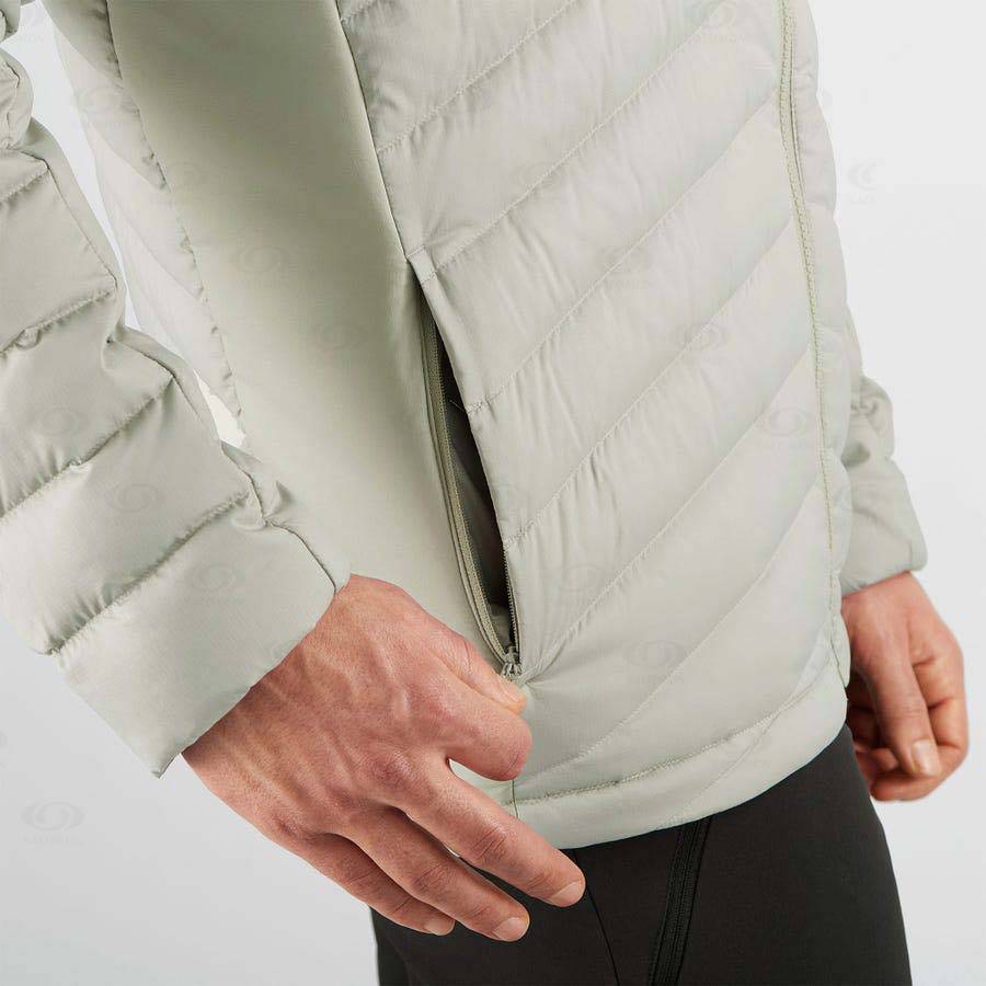 Chaqueta Softshell Salomon Chaquetas ESSENTIAL XWARM DOWN Hombre Grises | MX-M2259