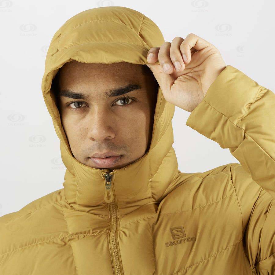 Chaqueta Softshell Salomon Chaquetas ESSENTIAL XWARM INSULATED Hombre Amarillos | MX-M2588