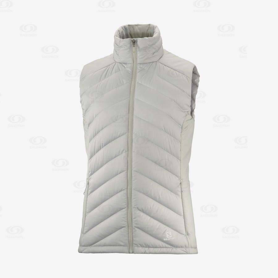 Chaqueta Softshell Salomon Chaquetas ESSENTIAL XWARM DOWN Mujer Plateados | MX-N1029