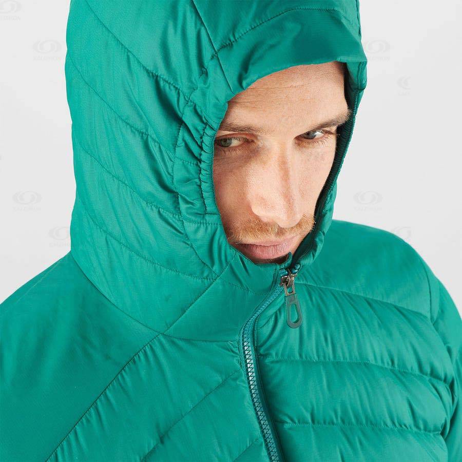 Chaqueta Softshell Salomon Chaquetas ESSENTIAL XWARM DOWN Hombre Verdes | MX-N2457