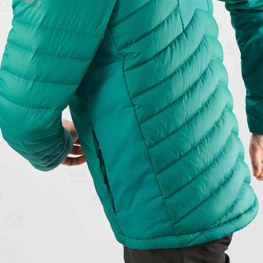 Chaqueta Softshell Salomon Chaquetas ESSENTIAL XWARM DOWN Hombre Verdes | MX-N2457