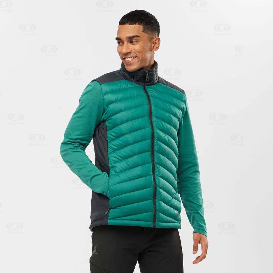 Chaqueta Softshell Salomon Chaquetas ESSENTIAL XWARM DOWN Hombre Verdes | MX-O1406