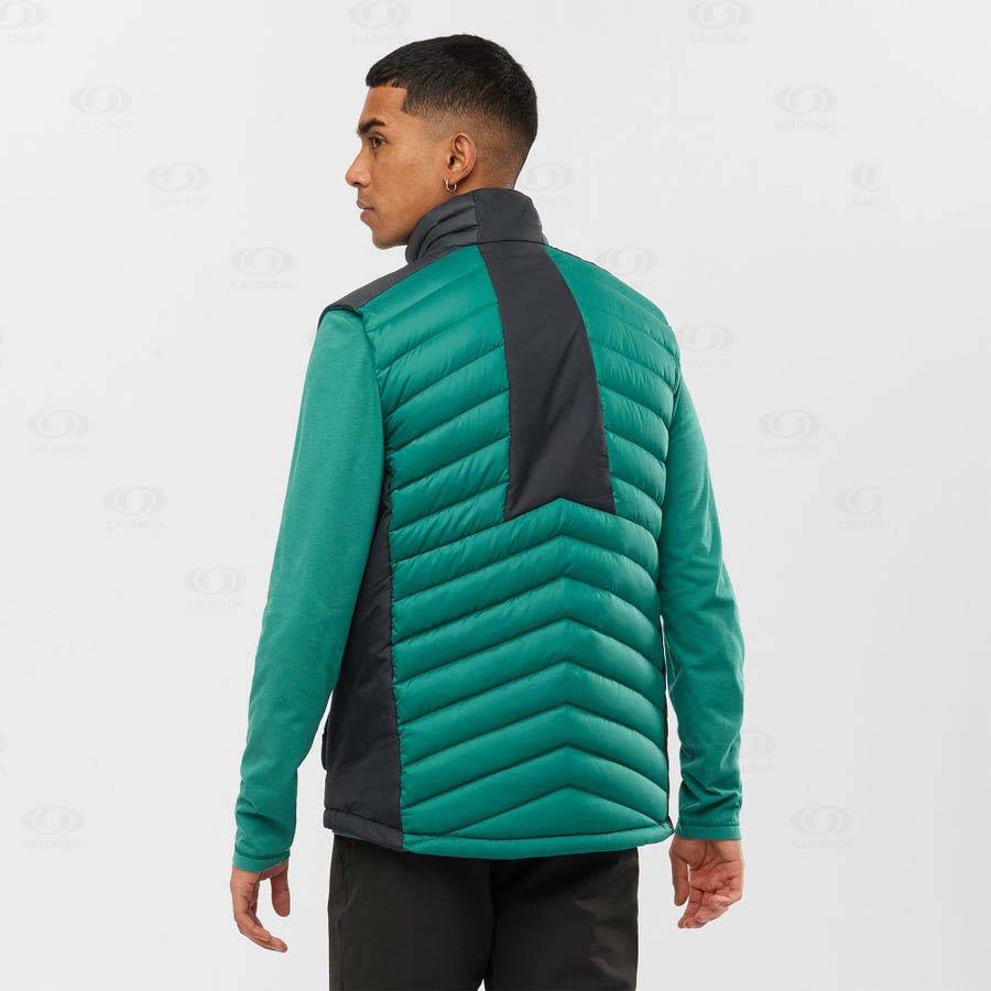 Chaqueta Softshell Salomon Chaquetas ESSENTIAL XWARM DOWN Hombre Verdes | MX-O1406