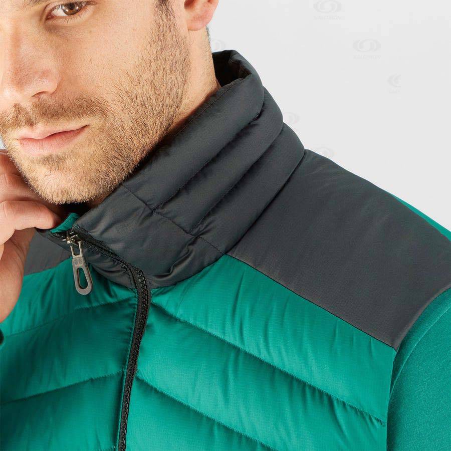 Chaqueta Softshell Salomon Chaquetas ESSENTIAL XWARM DOWN Hombre Verdes | MX-O1406