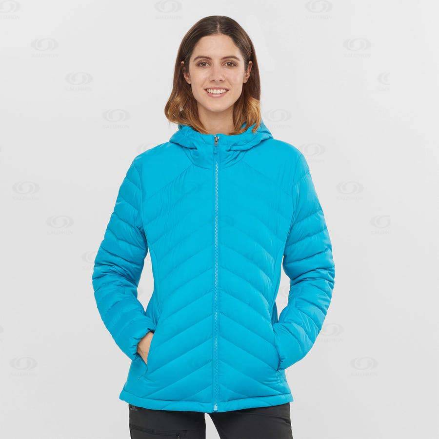 Chaqueta Softshell Salomon Chaquetas ESSENTIAL XWARM DOWN Mujer Azules | MX-S1534