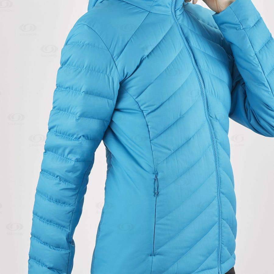 Chaqueta Softshell Salomon Chaquetas ESSENTIAL XWARM DOWN Mujer Azules | MX-S1534