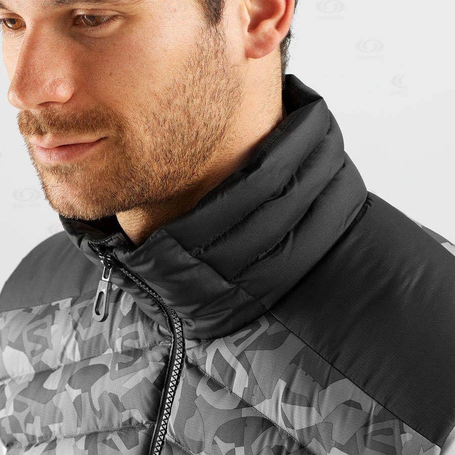 Chaqueta Softshell Salomon Chaquetas ESSENTIAL XWARM DOWN Hombre Blancos Negros | MX-W2450