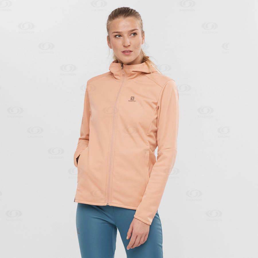 Chaqueta Softshell Salomon Chaquetas GORE TEX INFINIUM™ WINDSTOPPER® Mujer Rosas | MX-L1865