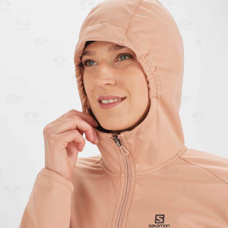 Chaqueta Softshell Salomon Chaquetas GORE TEX INFINIUM™ WINDSTOPPER® Mujer Rosas | MX-L1865