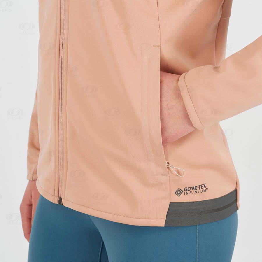 Chaqueta Softshell Salomon Chaquetas GORE TEX INFINIUM™ WINDSTOPPER® Mujer Rosas | MX-L1865