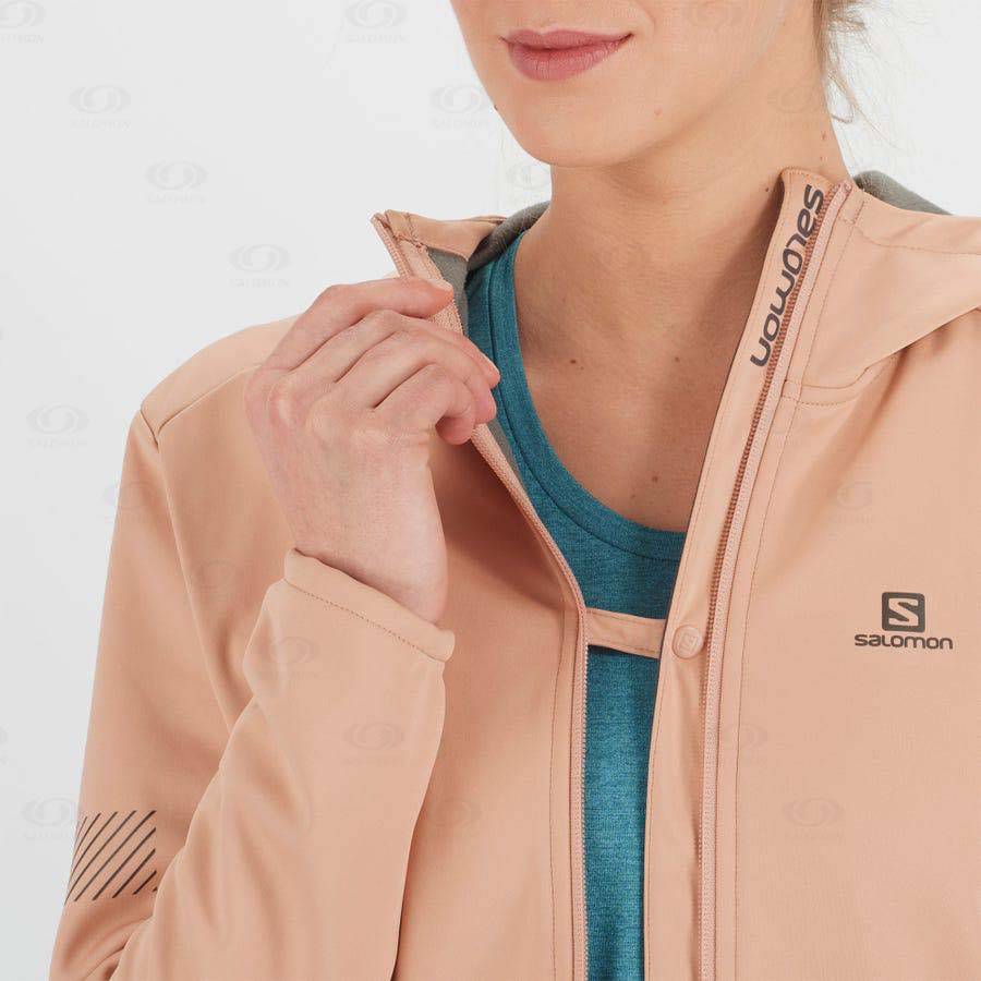 Chaqueta Softshell Salomon Chaquetas GORE TEX INFINIUM™ WINDSTOPPER® Mujer Rosas | MX-L1865