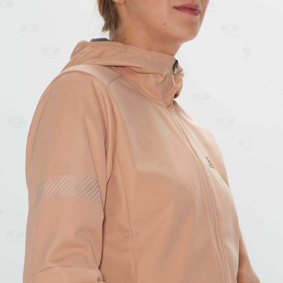 Chaqueta Softshell Salomon Chaquetas GORE TEX INFINIUM™ WINDSTOPPER® Mujer Rosas | MX-L1865