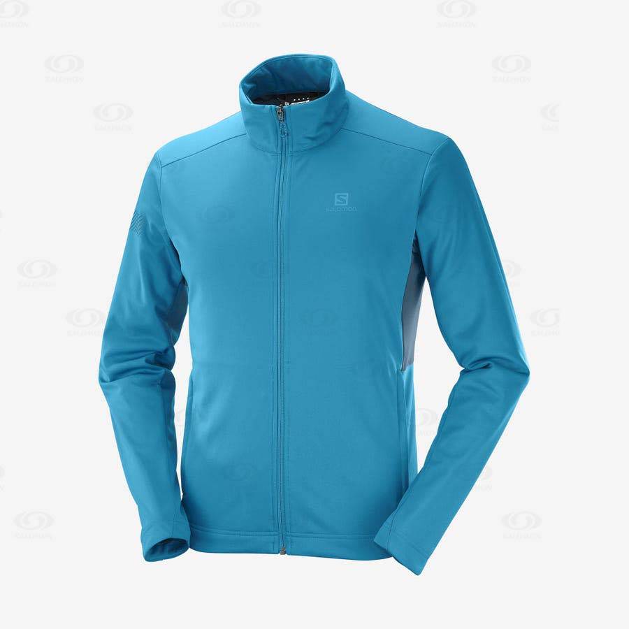 Chaqueta Softshell Salomon Chaquetas GORE TEX INFINIUM™ WINDSTOPPER® Hombre Azules | MX-M2553