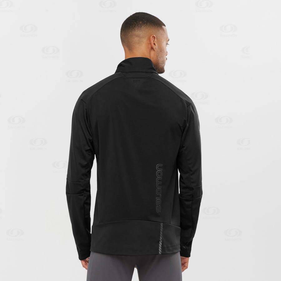 Chaqueta Softshell Salomon Chaquetas GORE-TEX INFINIUM™ WINDSTOPPER® PRO Hombre Negros | MX-W1320