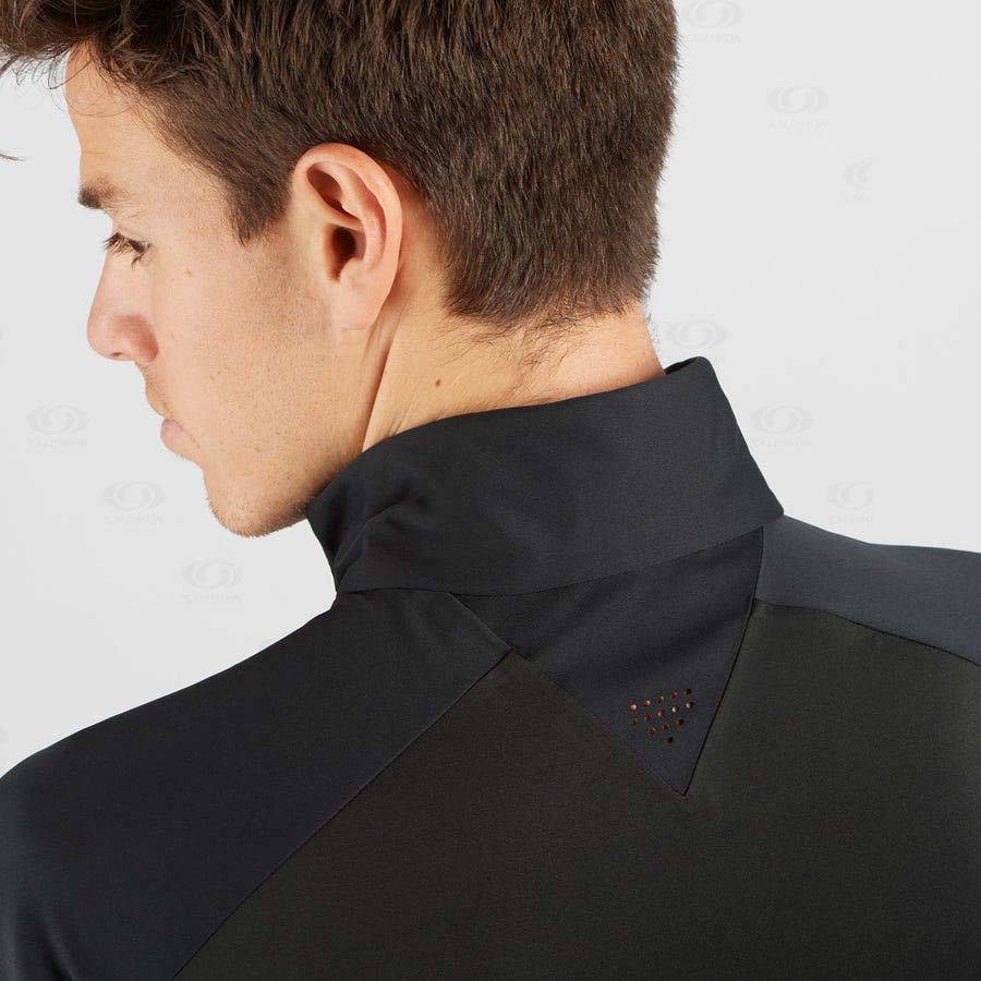 Chaqueta Softshell Salomon Chaquetas GORE-TEX INFINIUM™ WINDSTOPPER® PRO Hombre Negros | MX-W1320