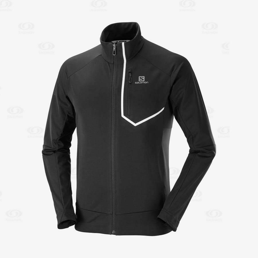 Chaqueta Softshell Salomon Chaquetas GORE-TEX INFINIUM™ WINDSTOPPER® PRO Hombre Negros | MX-W1320