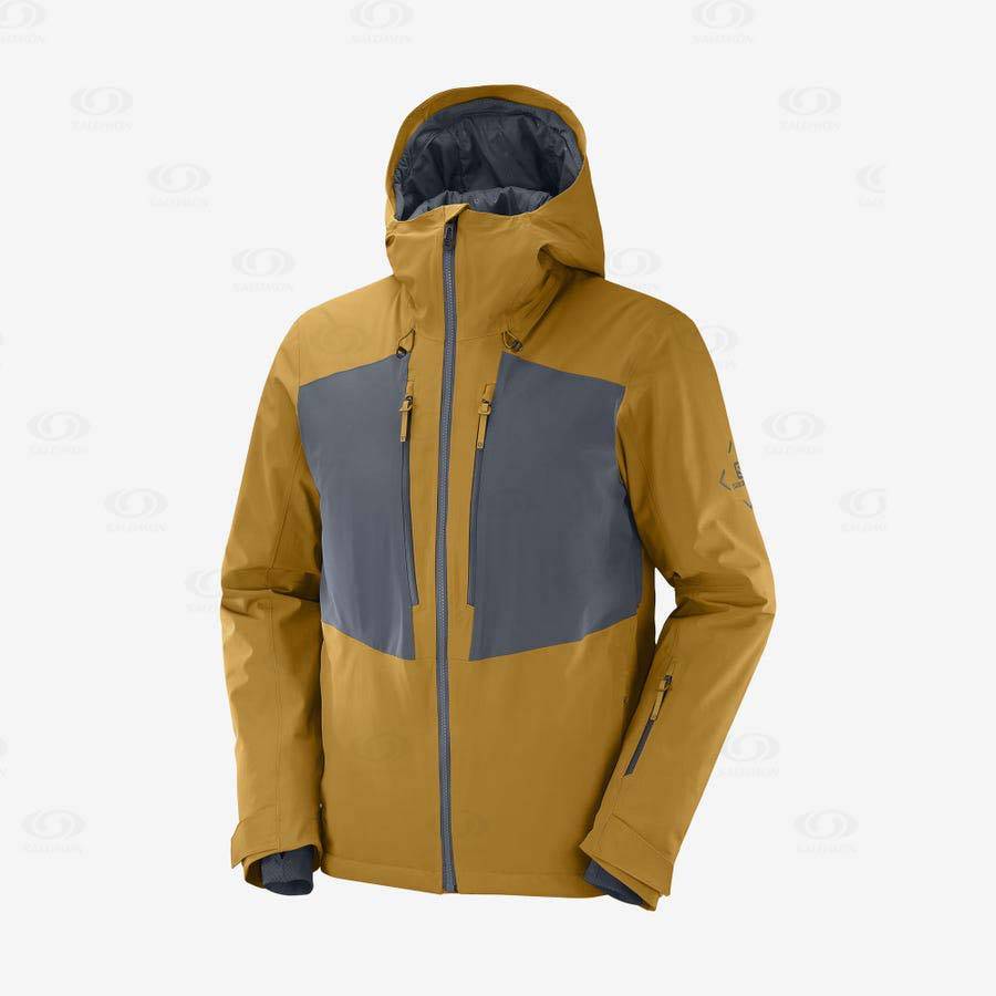 Chaqueta Softshell Salomon Chaquetas HIGHLAND Hombre Amarillos | MX-A1920