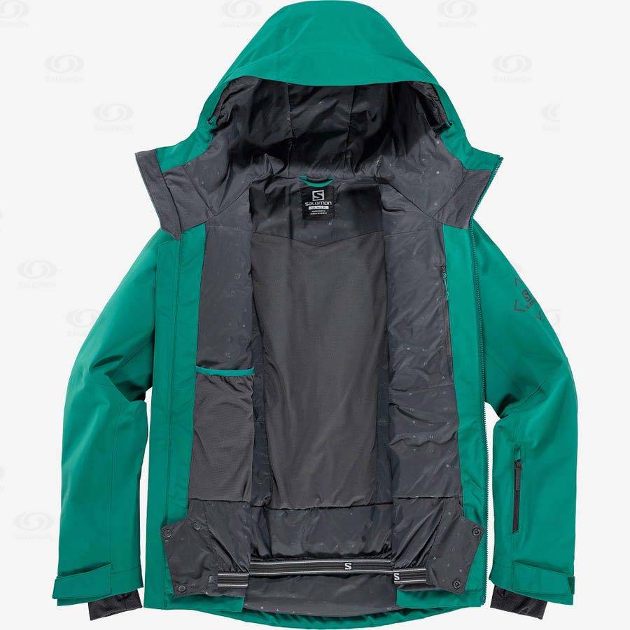 Chaqueta Softshell Salomon Chaquetas HIGHLAND Hombre Verdes | MX-A2452