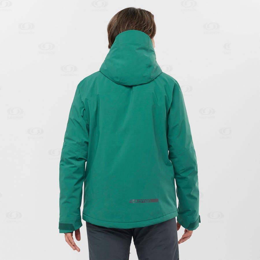 Chaqueta Softshell Salomon Chaquetas HIGHLAND Hombre Verdes | MX-A2452