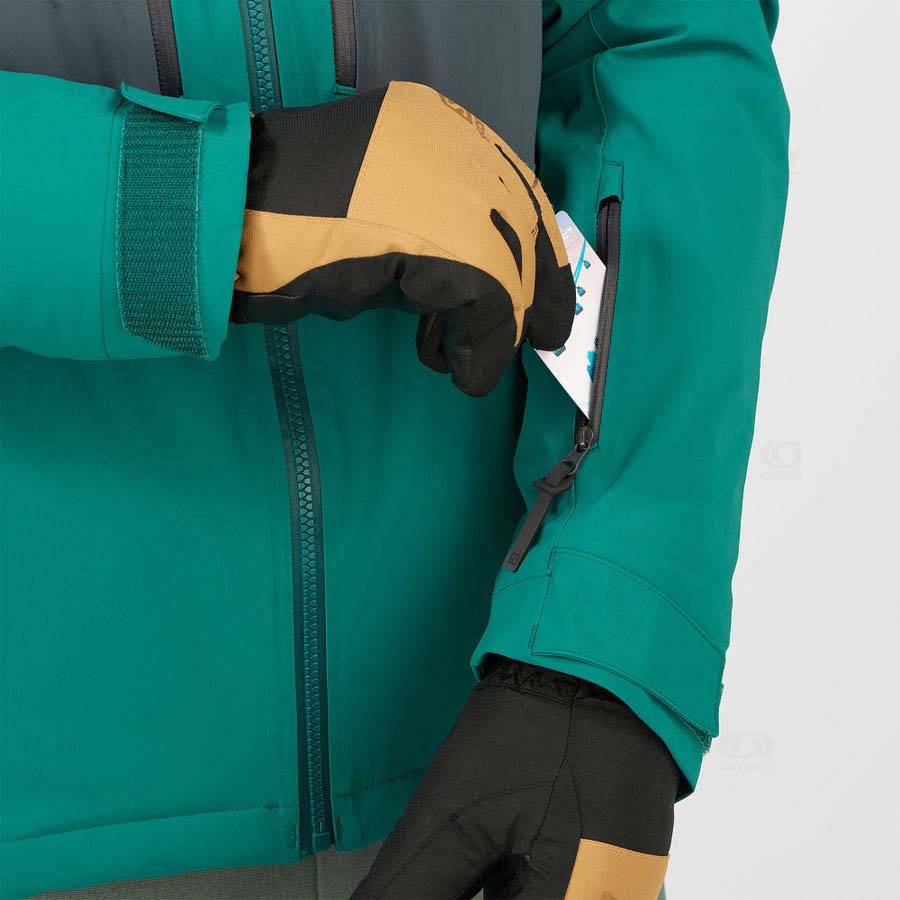 Chaqueta Softshell Salomon Chaquetas HIGHLAND Hombre Verdes | MX-A2452