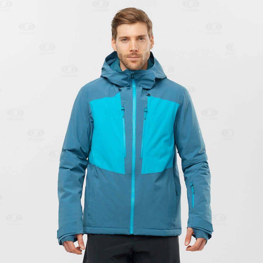 Chaqueta Softshell Salomon Chaquetas HIGHLAND Hombre Azules | MX-M2035