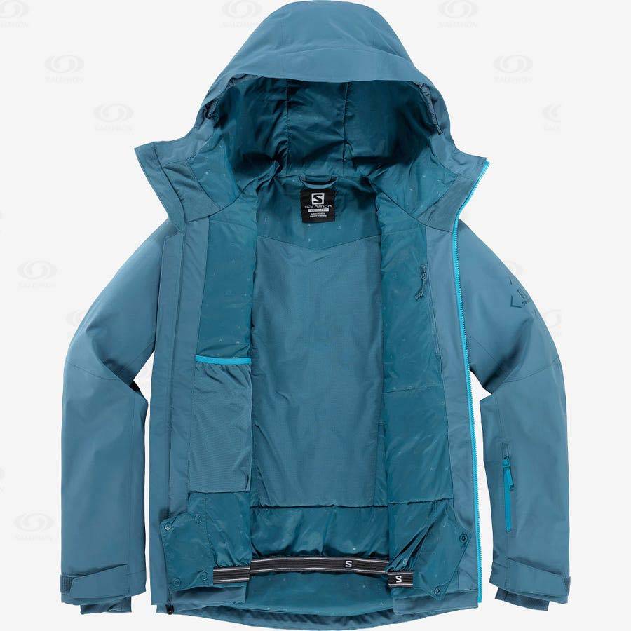 Chaqueta Softshell Salomon Chaquetas HIGHLAND Hombre Azules | MX-M2035