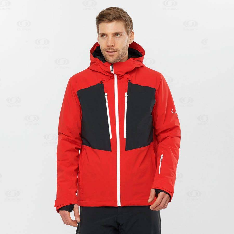 Chaqueta Softshell Salomon Chaquetas HIGHLAND Hombre Rojos | MX-N1057