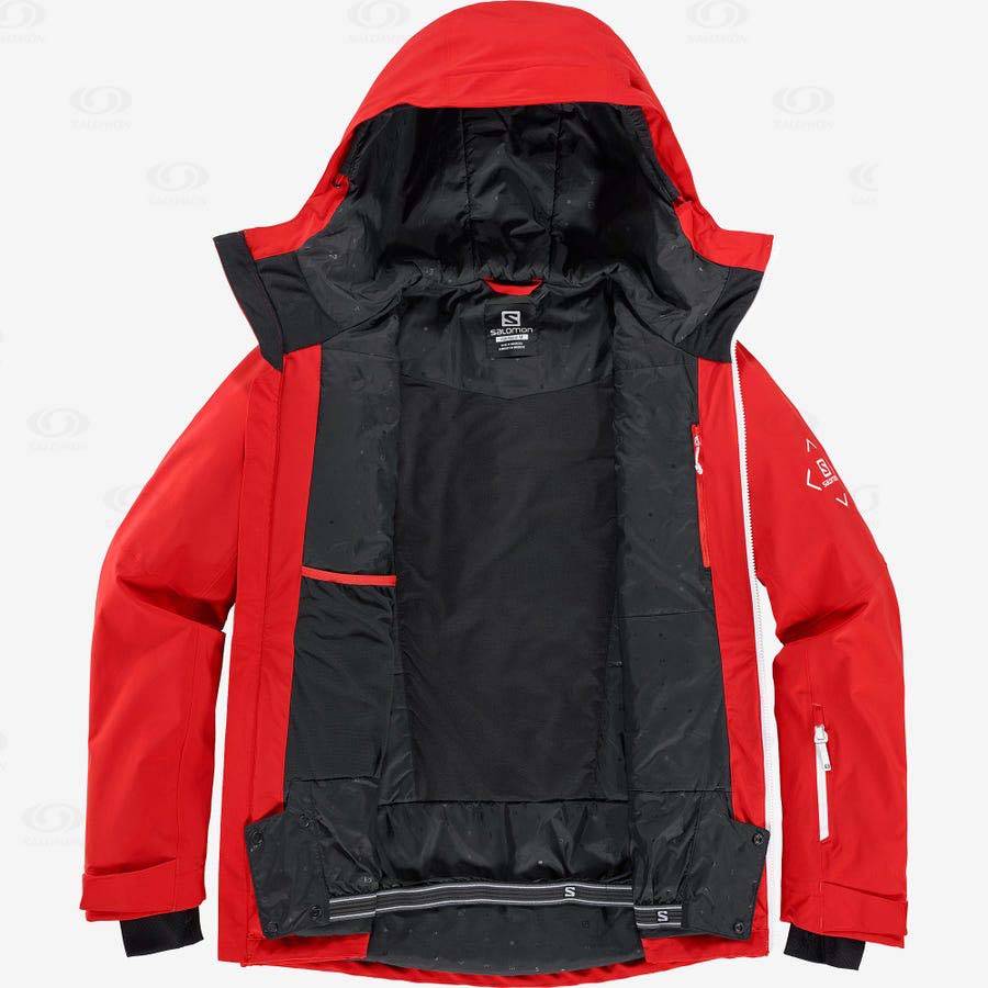 Chaqueta Softshell Salomon Chaquetas HIGHLAND Hombre Rojos | MX-N1057