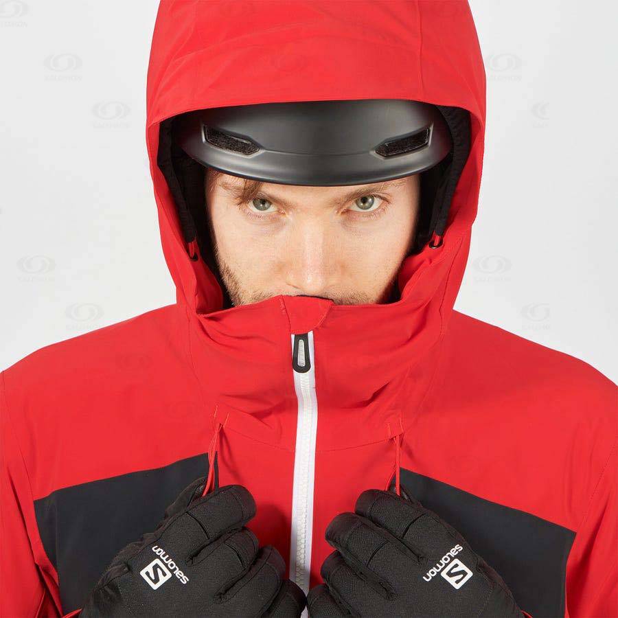 Chaqueta Softshell Salomon Chaquetas HIGHLAND Hombre Rojos | MX-N1057