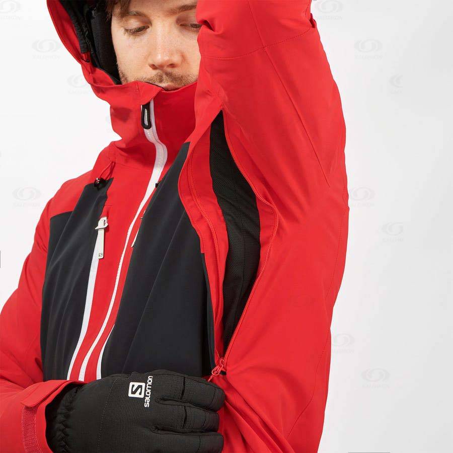 Chaqueta Softshell Salomon Chaquetas HIGHLAND Hombre Rojos | MX-N1057