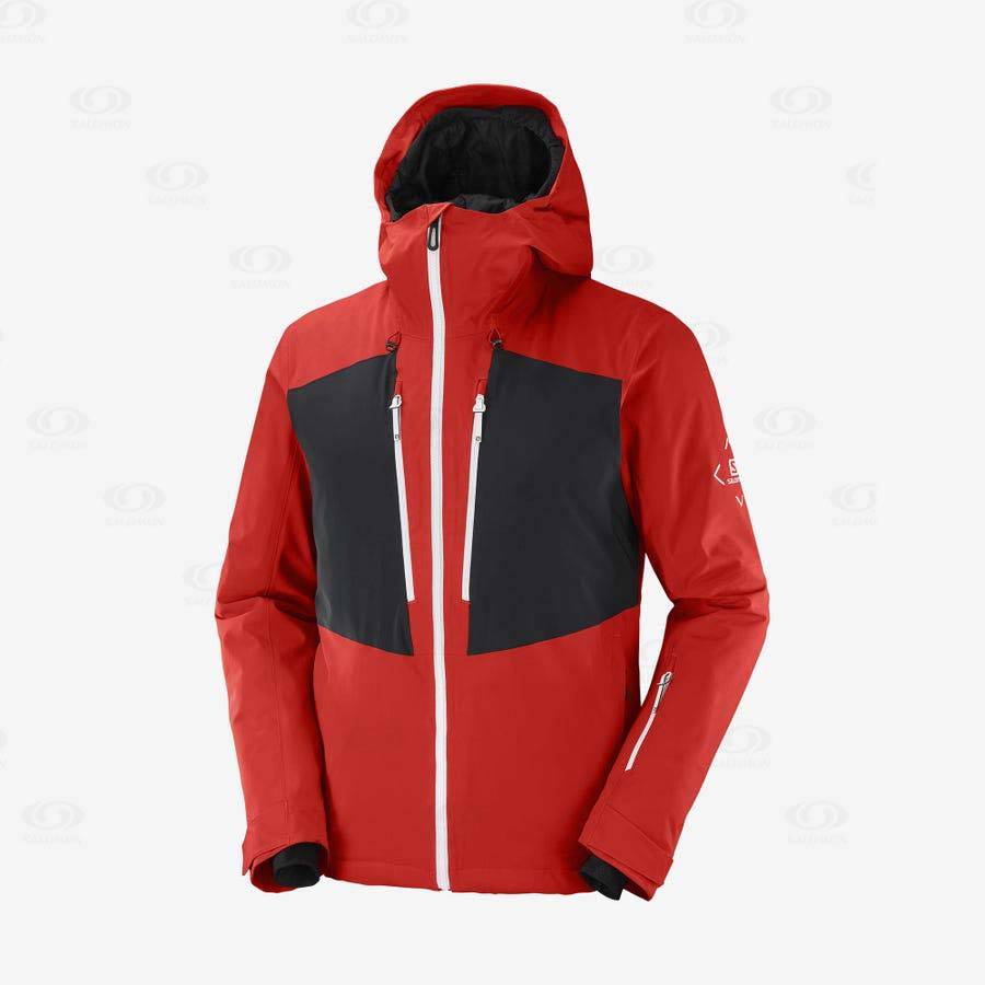 Chaqueta Softshell Salomon Chaquetas HIGHLAND Hombre Rojos | MX-N1057