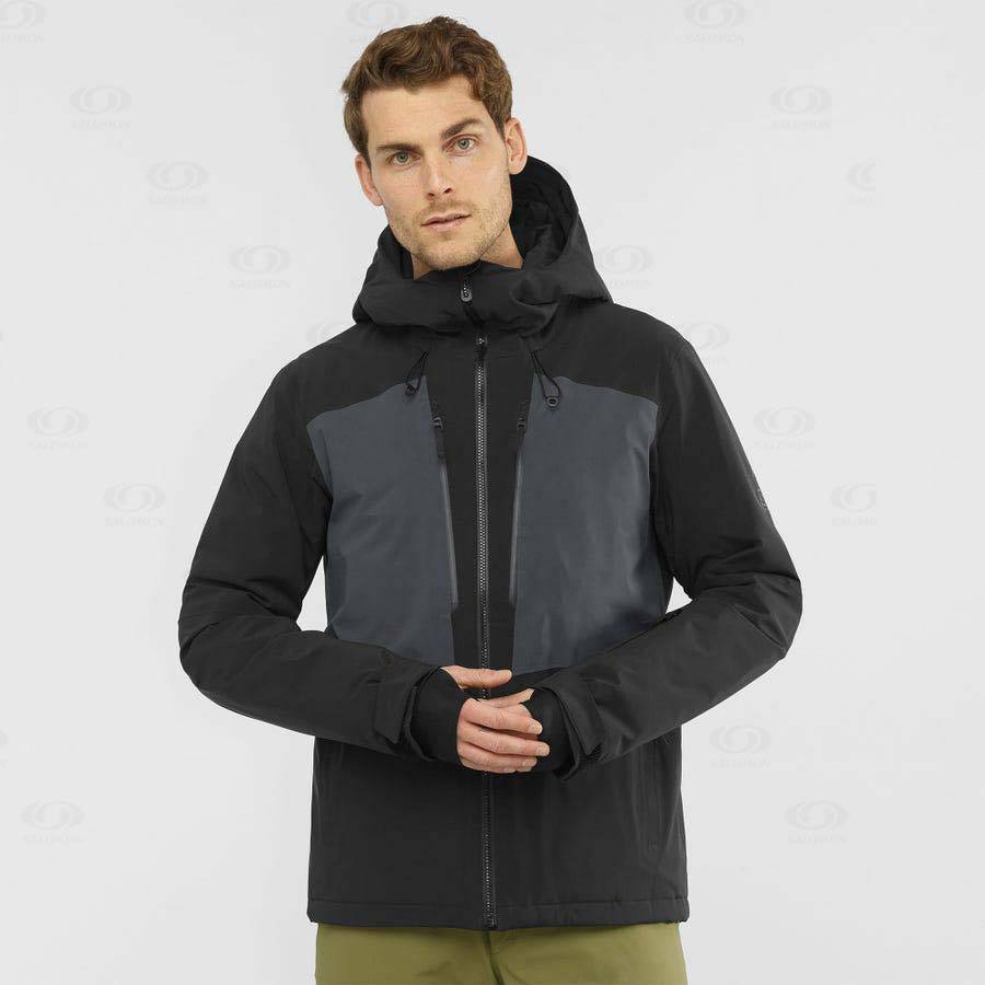 Chaqueta Softshell Salomon Chaquetas HIGHLAND Hombre Negros | MX-O1103