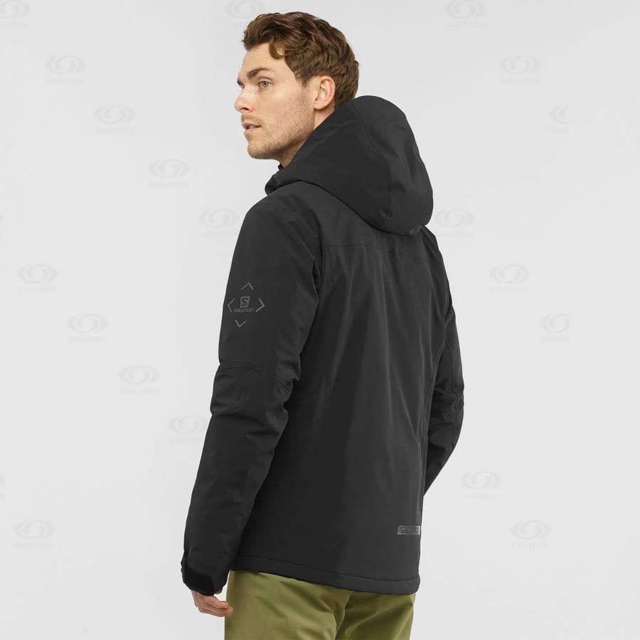 Chaqueta Softshell Salomon Chaquetas HIGHLAND Hombre Negros | MX-O1103