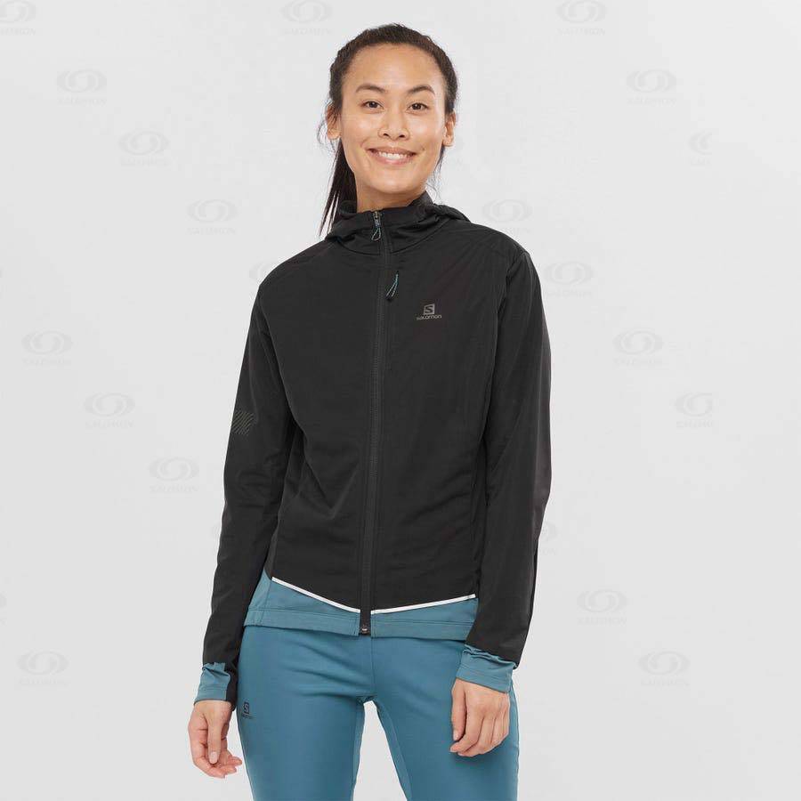 Chaqueta Softshell Salomon Chaquetas LIGHT SHELL Mujer Negros | MX-N2030